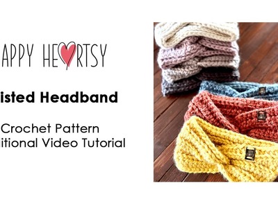 Crochet Twisted Headband | Easy Crochet Pattern