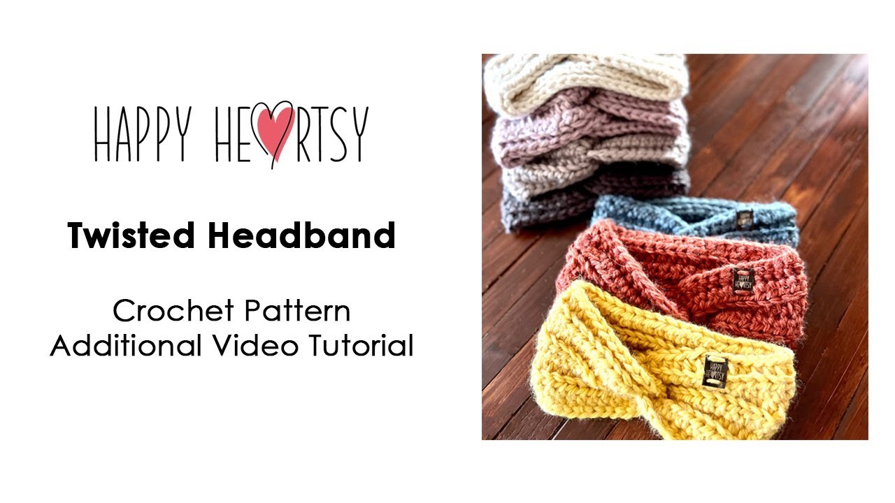 Crochet Twisted Headband | Easy Crochet Pattern