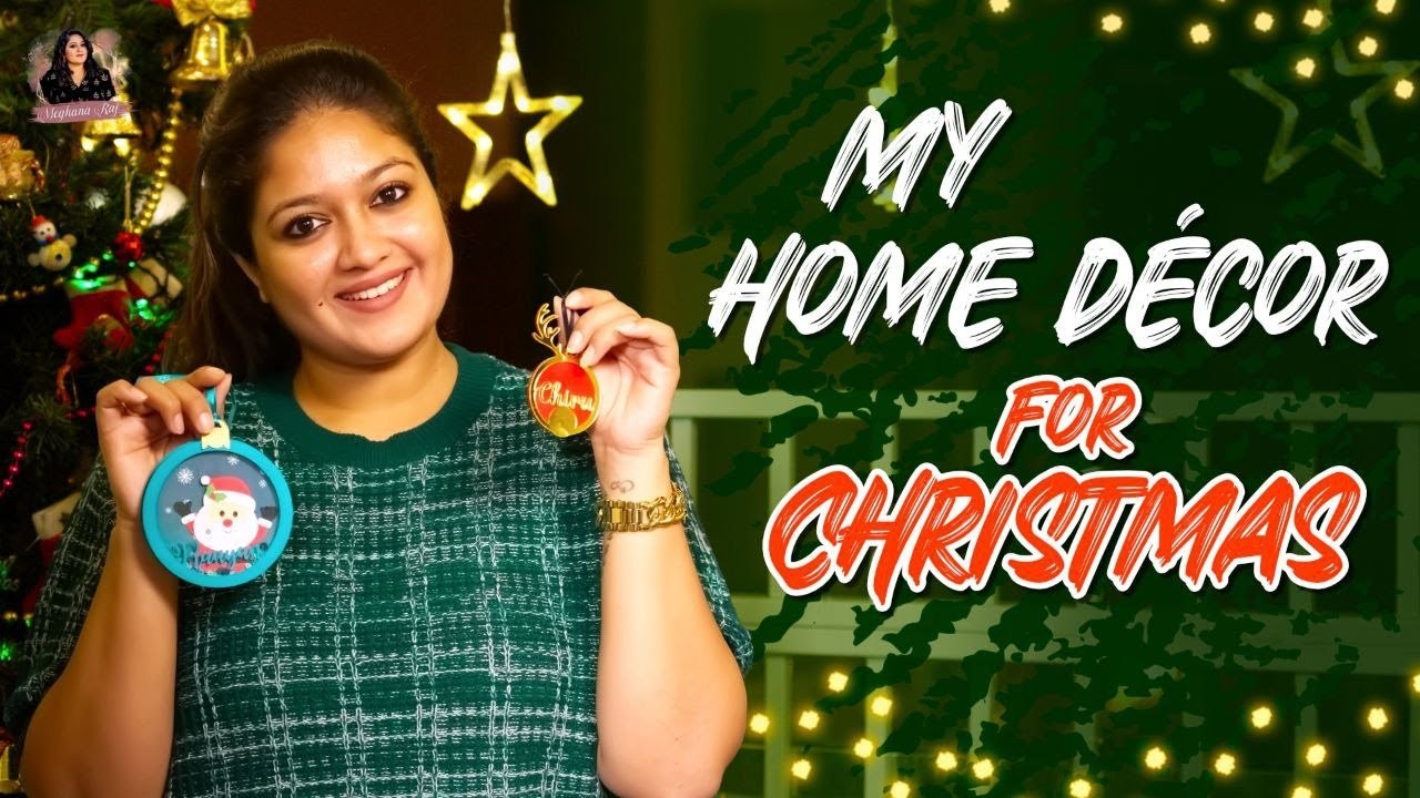 DIY Christmas Decor✨️???? | Balcony tour | Meghana Raj