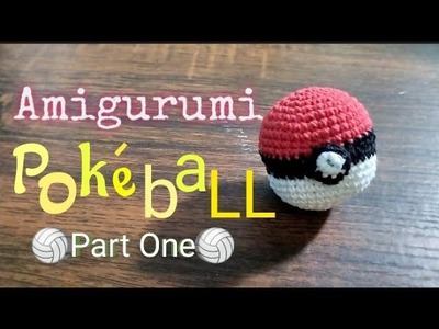 How to crochet a Pokeball‼️ amigurumi ‼️ Free pattern in Description ???? Part 1