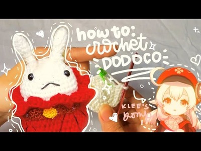 How to: `°. .~crochet dodoco amigurumi (intermediate level)