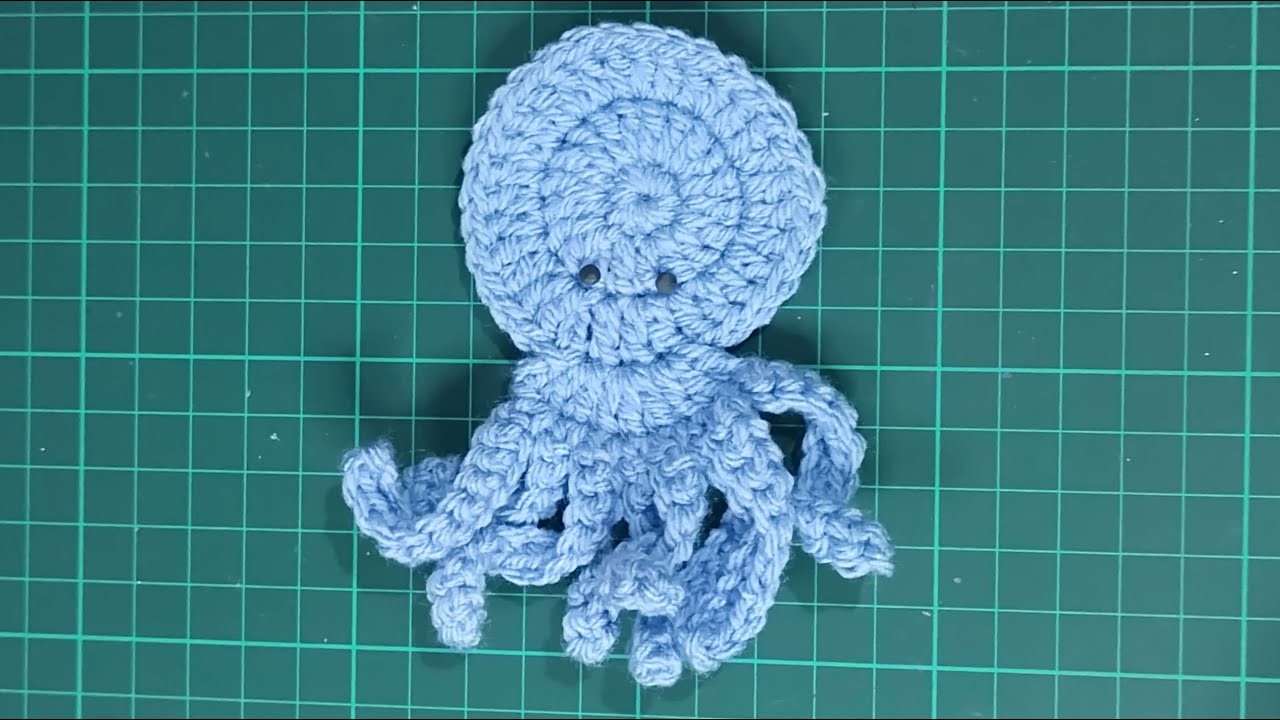 How to Crochet Octopus Applique ???? | Free Crochet Pattern of Octopus Applique | Crochet Free Pattern