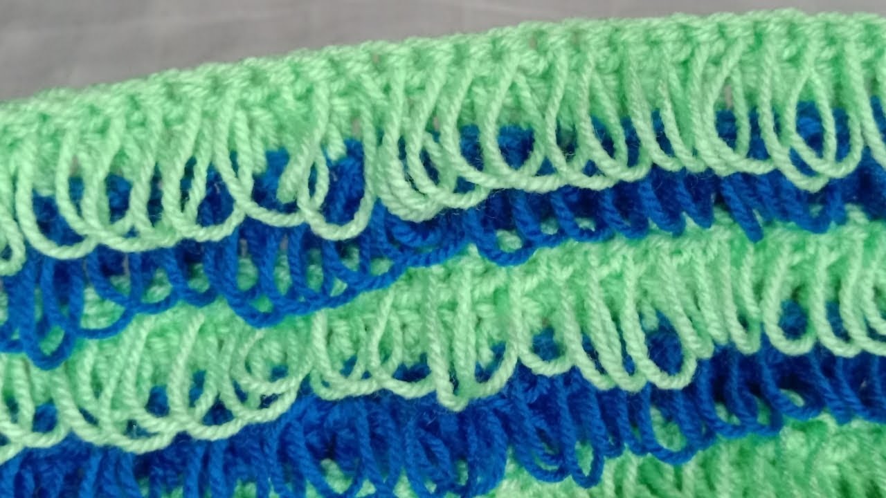 How to make finger Tassle loops crochet pattern.simple and easy design