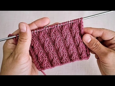 Iki şiş kolay örgü yelek modeli ???? easy knitting pattern tutorial stitch crochet şal süveter patik