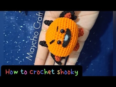 [M052] How to Crochet Shooky Halloween| Boneka Rajut Amigurumi Shooky Halloween BT21