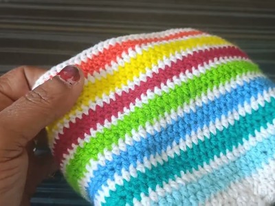 Rainbow cake crochet pattern