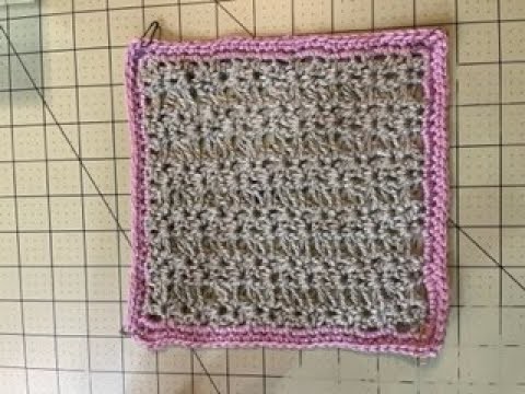 Sampler SquareAfghan  Acicia Stitch