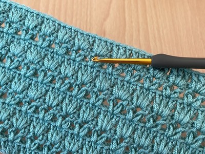 Single color blouse sample. easy crochet knitting pattern. crochet blanket