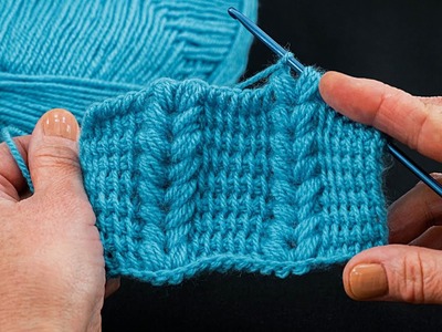 Tunisian crochet pattern “Cables”!