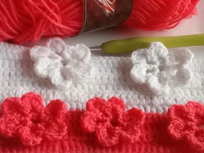 Two colour crochet Tunisian pattern for jacket, blouse blanket.Beauty of Crochet