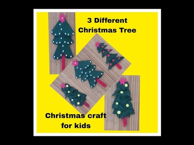 3 different Christmas tree making ideas |kids Christmas project |kids Christmas craft |