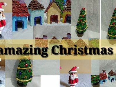 4 Amazing Christmas Miniature Diy. Christmas Diy#christmascraft  #diy #clayart