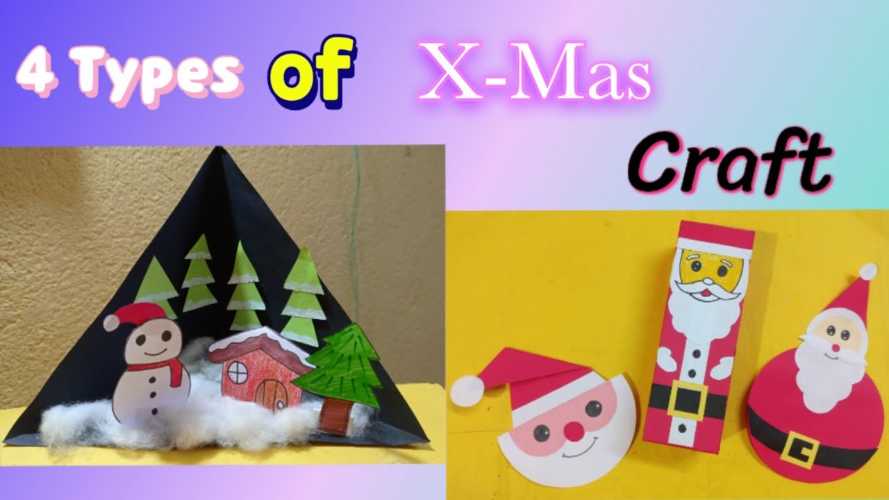 4 Christmas craft ideas????????easy handmade  Christmas gift ideas how to make christmas craft #christmas