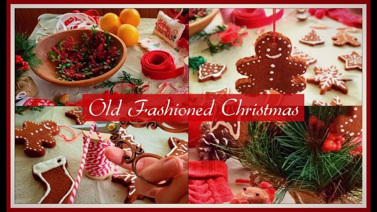 An Old Fashioned Christmas-Ginger Bread Cookie Ornaments Christmas Craft
