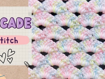 Arcade Stitch | Crochet Stitches Collection | NHÀ LEN