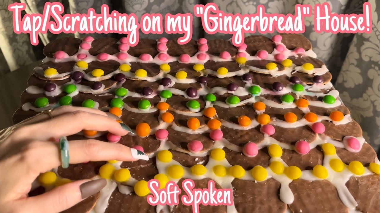 ASMR * My Giant “Gingerbread House” * Fast Tapping & Scratching! * Soft Spoken* ASMRVilla