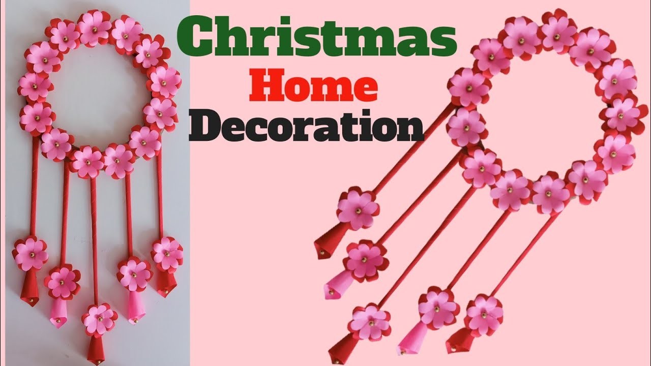 Beautiful Christmas Decoration Ideas. Paper Craft-Wall Decorations-Home. Christmas Home Decoration