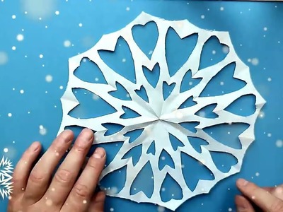 Beautiful paper snowflake MAKE IT christmas craft ideas easy craft paper snowflakes.rsnowflake ✅❄