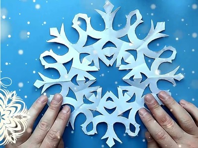 Beautiful paper snowflake MAKE IT christmas craft ideas easy craft paper snowflakes.rsnowflake✅❄