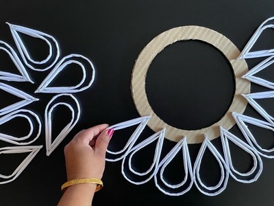 Beautiful Wall Hanging Craft.Paper craft For Home Decoration.Paper Flower wall hanging.Wall Decor
