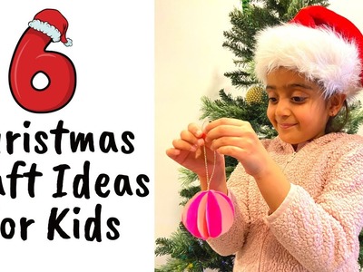 CHRISTMAS CRAFT IDEAS FOR KIDS | 6 EASY ACTIVITIES FOR HOLIDAYS
