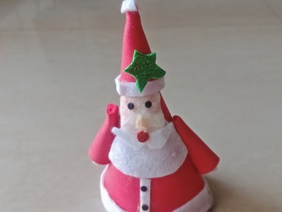 Christmas craft ideas | Santa using Foam and Felt sheet | Easy craft for kids #christmas
