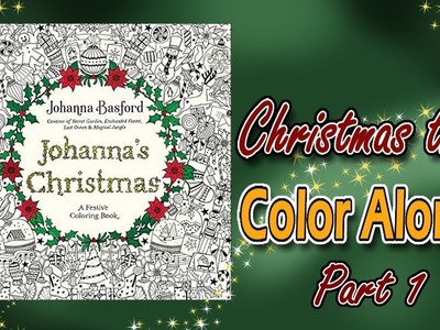 Christmas tree Coloralong | Part 1 | Johannas Christmas | Polychromos | Adult Coloring