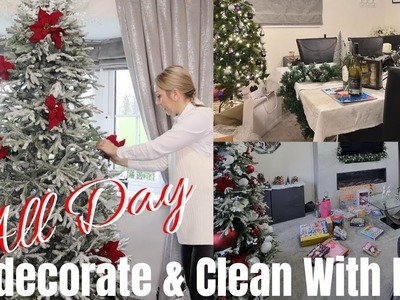 Cleaning Motivation UK. After Christmas Extreme Clean & Undecorate With Me - New Year Clean 2023.