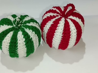 Crochet Christmas Ball.Amigurumi Christmas Ball.Crochet Christmas.Free Pattern @crochethouse97