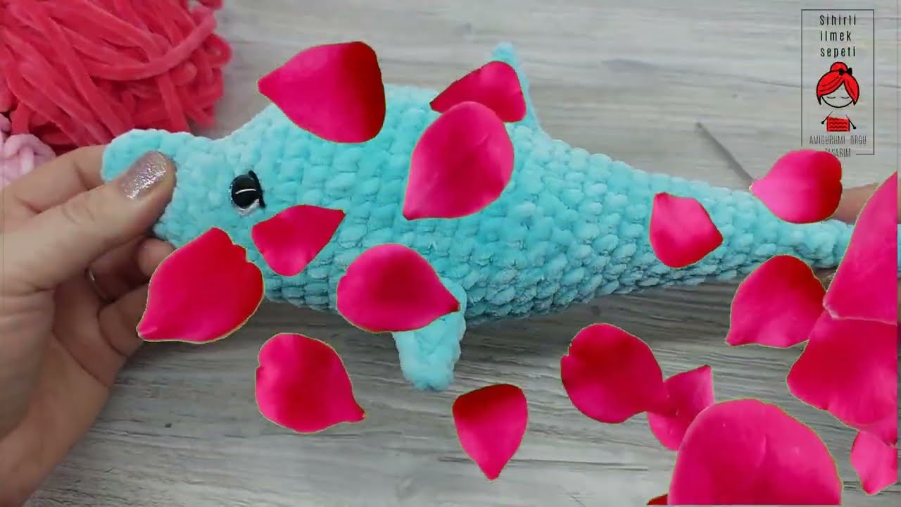 Crochet Plushie Dolphin Amigurumi  ||Amigurumi Yunus Balığı || Delfin llavero Amigurumi Tutorial ????