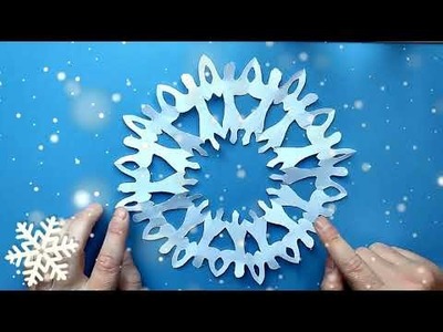 Decor for the new year MAKE IT paper snowflakes diy How to fold paper to make a snowflake✅❄