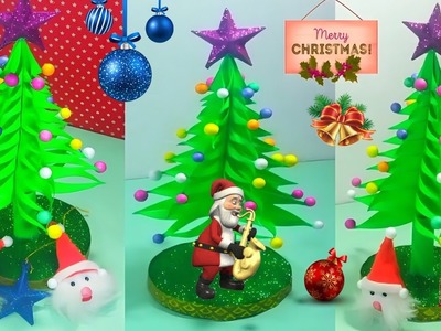 Diy Christmas Tree ????. Easy making paper Christmas tree. Christmas arts and crafts and paper craft