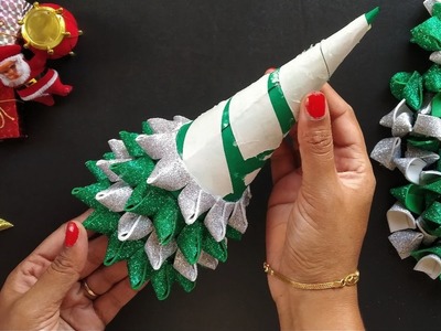 DIY Christmas Tree Making - Christmas Tree with Paper - Tree Decoration - Christmas Tree Decorations