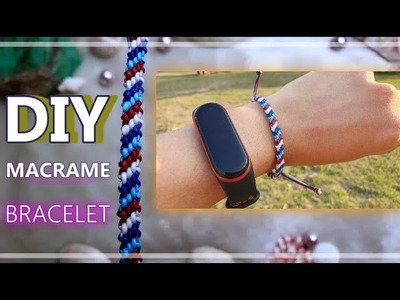Diy macrame friendship  bracelet  l  how to make macrame bracelet