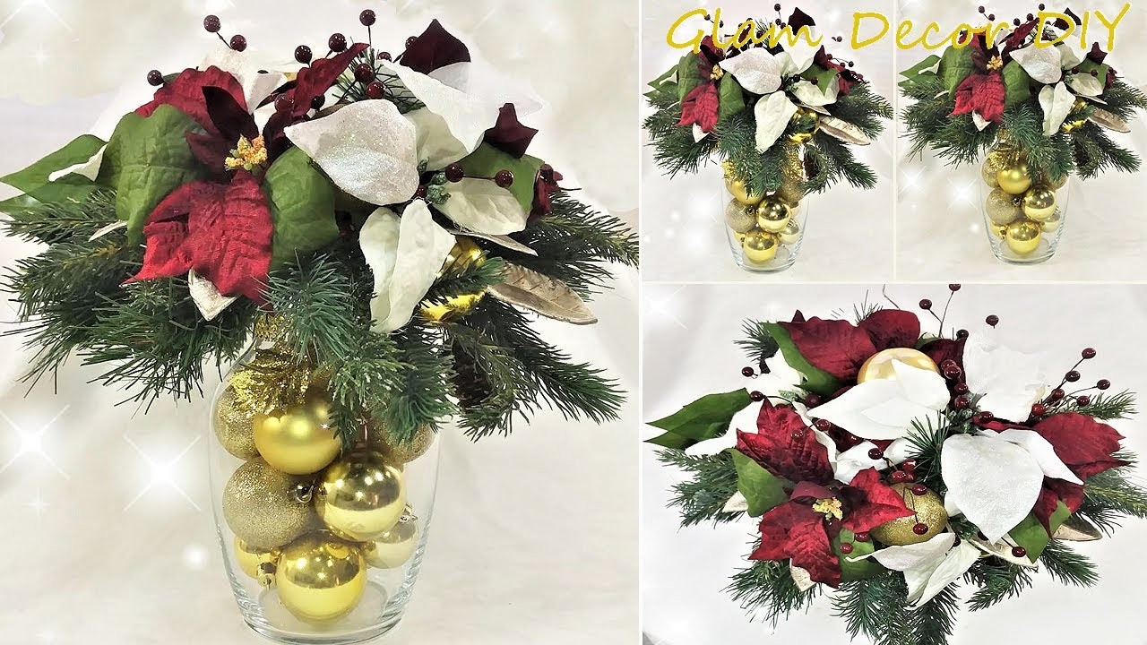 Easy And Affordable Dollar Tree DIY Christmas Centerpiece DIY Budget Holiday Decor
