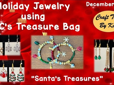 Holiday Jewelry using GGC's Treasure Bag for December 2022