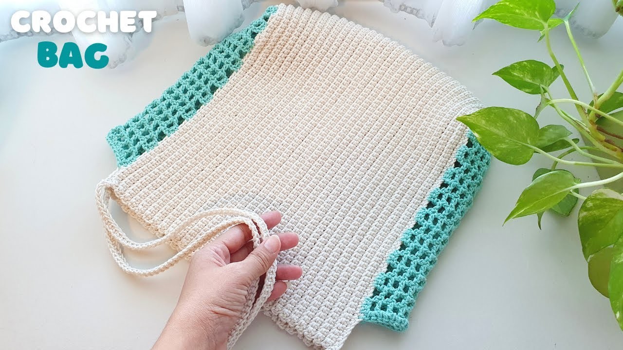How to Crochet a Shoulder Bag | You'll know this crochet bag pattern is so easy | ViVi Berry Crochet
