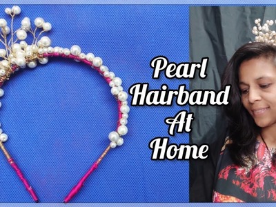 How to Drape Hairband.Hairband at home.Hair accessories.DIY Hairband.Hairband@Deepali kaliya Art