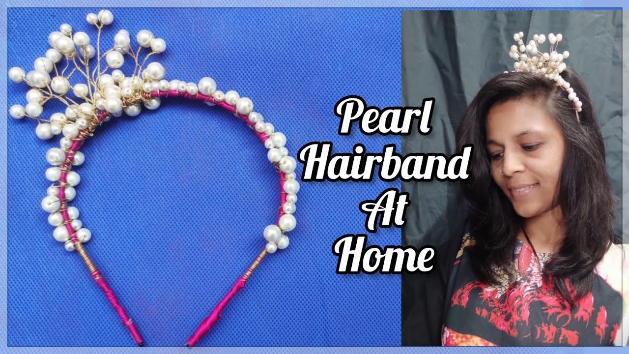 How to Drape Hairband.Hairband at home.Hair accessories.DIY Hairband.Hairband@Deepali kaliya Art