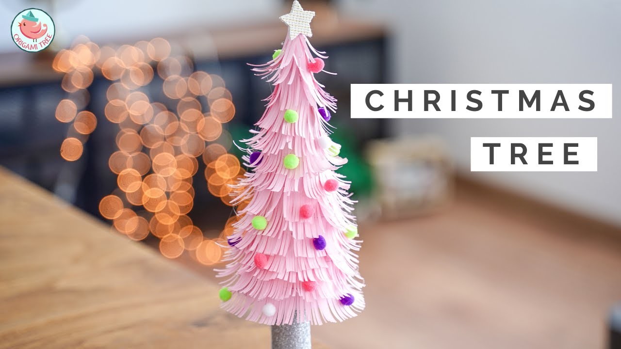 ???? How to Make a Paper Christmas Tree - EASY! ✨ DIY Christmas tree