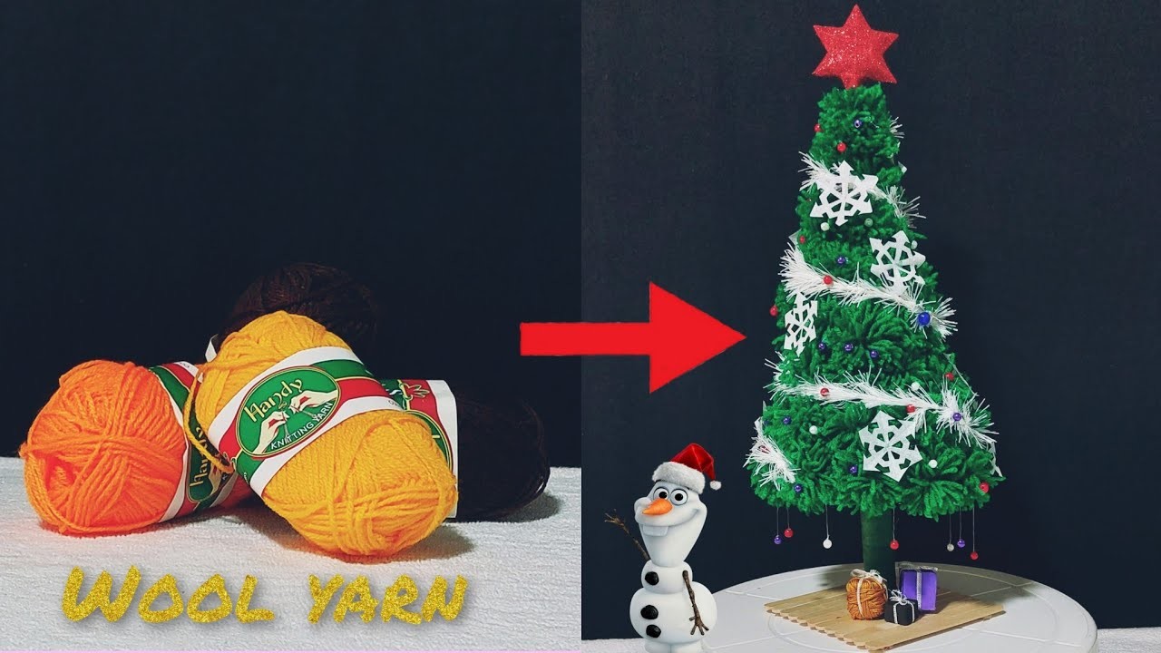 How to make Christmas tree|DIY|Christmas decoration ideas|Christmas  craft