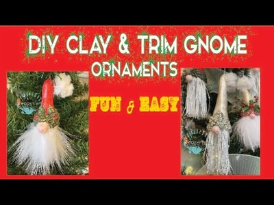 How To Make DIY Clay and Fringe Ornaments