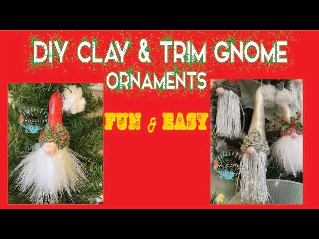 How To Make DIY Clay and Fringe Ornaments