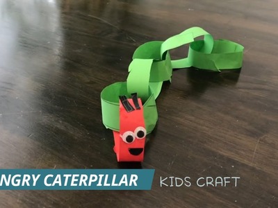How to make Paper Caterpillar | Easy Simple Step By Step Real Time Paper Craft for Kids #kidscraft