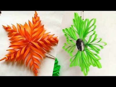 How to make paper snowflakes | 3D Paper Snowflakes | DIY Christmas Decoration Ideas | paper Craft