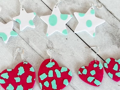 How to make Polymer Clay earrings.