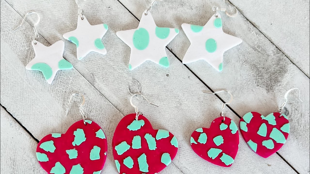 How to make Polymer Clay earrings.