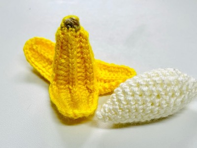 Interactive crochet banana