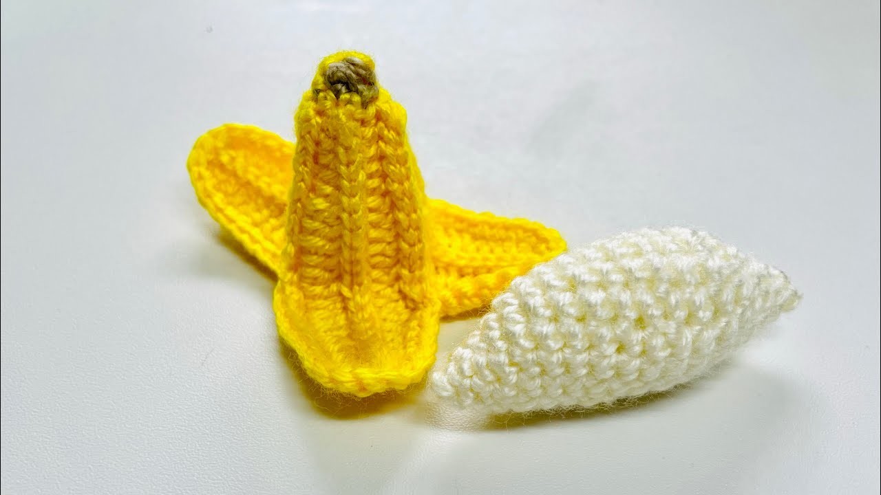 Interactive crochet banana