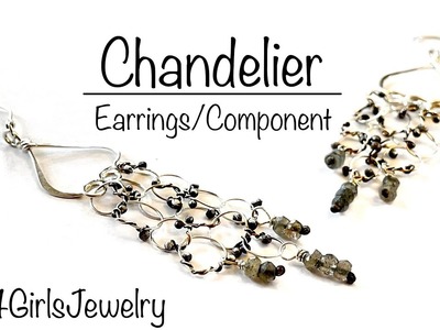Jewelry Tutorial: Chandelier Earrings.Component